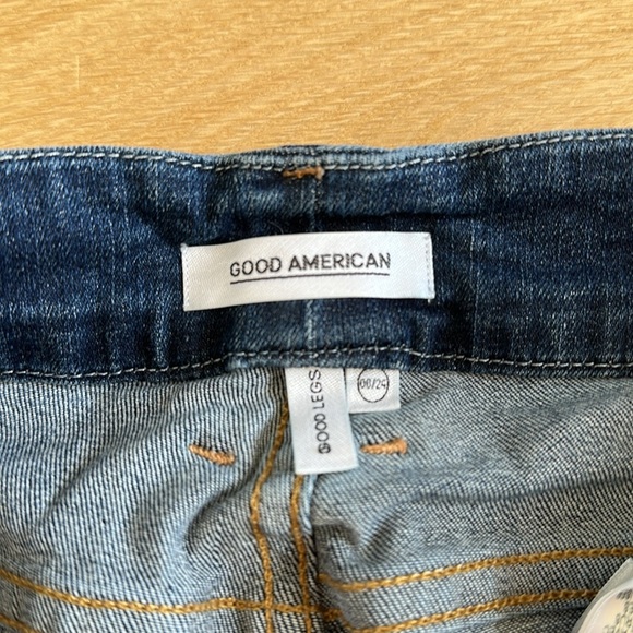 Good American Good Straight Leg Blue Jeans US 4 / 27 - Picture 2 of 4